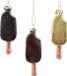 Decoris Ornament glas l3.8b2.1h11.2 cm a3 kerst