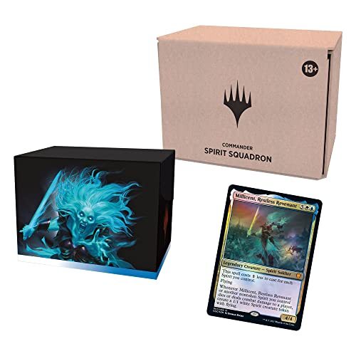 Magic The Gathering Magisch: The Gathering Innistrad: Crimson Vow Commander Deck - Spirit Squadron (wit-blauw), Minimale verpakkingsversie