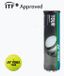 Yonex ballen tennis - ITF approved - 4 pièces - gaz