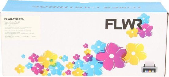 FLWR - TN-2420 Zwart Toner - Geschikt voor Brother - 3000 Pagina's