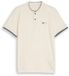Tom Tailor - Poloshirt met opstaande kraag - Maat L - Gardenia White