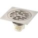 Paulgurkes Bouche d'égout avec siphon en acier inoxydable 10x10cm