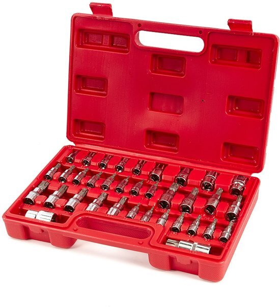 Lemato HBM 35 Delige Interne en Externe Torx Doppenset