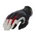 Acerbis Crossover, gants, Noir/Gris Clair/Rouge, XXL