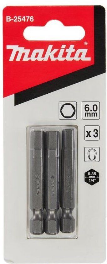 Makita Standaard Schroefbit Inbus 3 Stuks