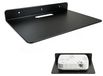 Support de projecteur, acier au carbone, 30x21x3,7 cm, adapté aux appareils jusqu'à 30 kg