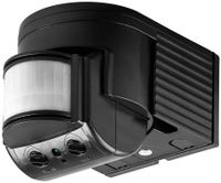 Goobay 96001 - Bedrade PIR Bewegingsmelder - 180° - 12m - Zwart