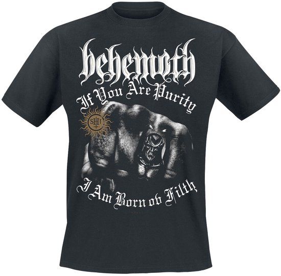 Behemoth The Shit ov God - Crushing Tide Fist Heren T-shirt - zwart - L
