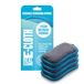 E-Cloth 4-pack afwaskussen, microvezel anti-kras keukenschotel schrobberspons, reinigt efficiënt afwas, gootsteen en aanrechtblad reinigen, wasbaar en herbruikbaar, 100 wasbelofte, blauw