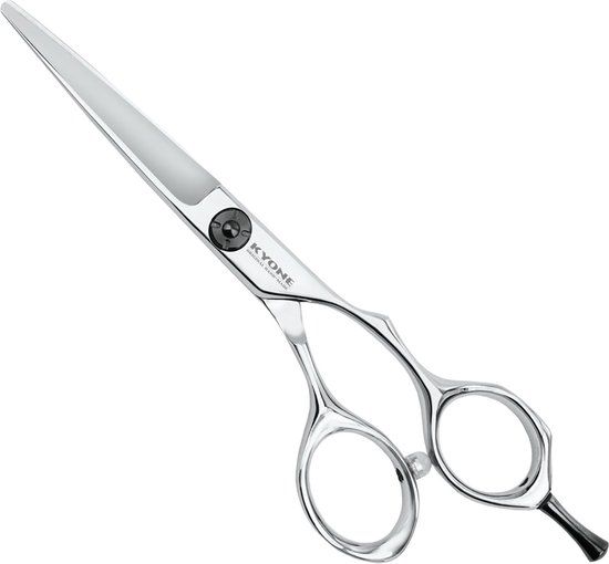 Kyone 510T Coupeschaar - 5,5 inch - Zwart - Keramische coating - Haarclip