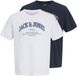 JACK&JONES - JJEDENVER LOGO TEE SS O-NECK 2PK MP Heren T-shirt