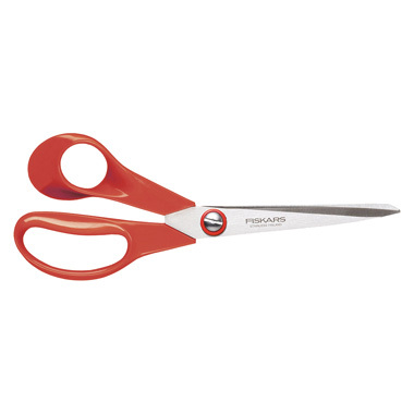 Fiskars Classic universele schaar linkshandig - 21 cm - rood