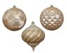Decoris Figuur kunststof d20 cm parel a3 kerst