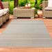 Tapis d'intérieur et d'extérieur polyvalent de style ethnique avec un motif à carreaux moderne en beige et jaune. Dimensions : 240 x 340 cm