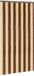 vidaXL Insecten Gordijn Chenille Bruin en Beige 118 x 220 cm
