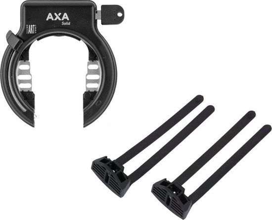 Axa Solid Plus Ringslot ART2 Zwart + Flexmount
