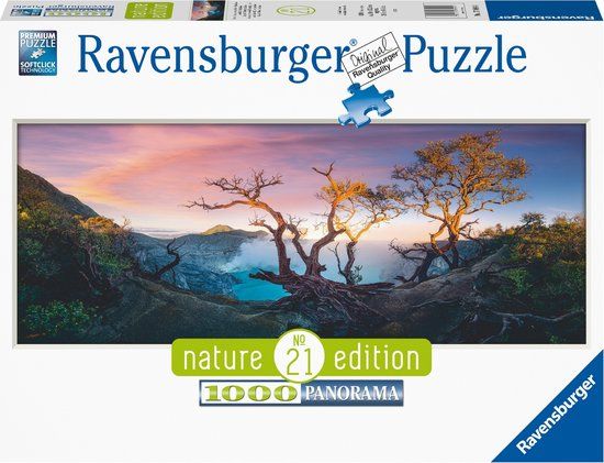 Ravensburger puzzel Zwavelzuurmeer bij Mount Ijen Java - 1000 stukjes