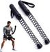 Holland Connections 2-delige draadloze gevechtstouwen, draagbare fitnesstouwen, Noir