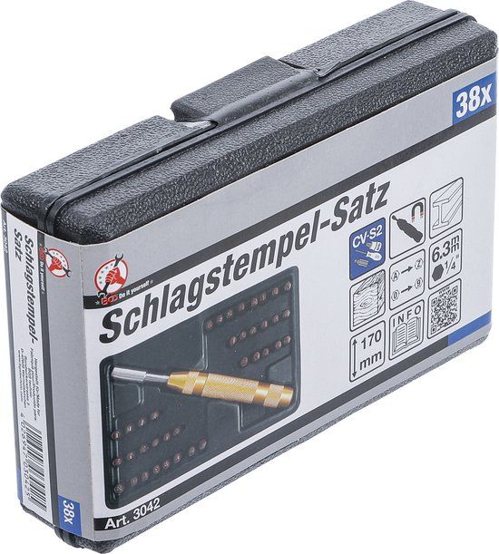 BGS Slagstempelset 36-in-1