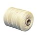 Rayher 7205303 Kettingsgaren, rol 220 m, nr. 9, 0,8 mm dik, 6-draads, beige, 100% katoen, voor het bespannen van weefframes