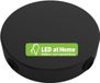 LEDatHOME - Mini capot de plafond cylindrique métallique à 4 trous - boîte de jonction - noir