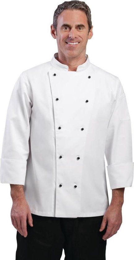 Whites Chicago koksbuis lange mouw wit M