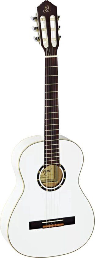 Ortega R121 3/4 WH - 3/4 Klassieke gitaar - Wit