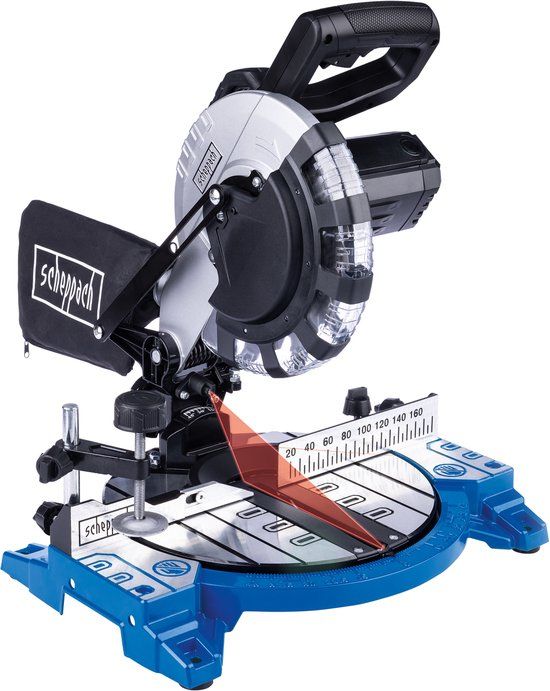 Scheppach HM210L Kap- en trekzaag | Met trekfunctie en lasergeleider