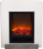 Xaralyn Elektrische haard - Hamar - wit hout - 1300 Watt verwarming - met afstandsbediening