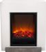 Xaralyn Elektrische haard - Hamar - wit hout - 1300 Watt verwarming - met afstandsbediening
