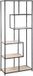 sweeek - Open wandkast metaal asymmetrisch 6 vakken 77cm - loft