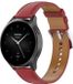 By Qubix Qubix Luxe leren bandje Bordeaux Geschikt voor Xiaomi Redmi Watch 5 Active / Redmi Watch 5 Lite