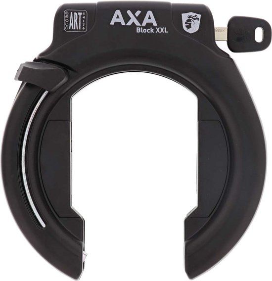 Axa ringslot Block XXL - ART2 - Zwart - Extra Breed - Fietsslot
