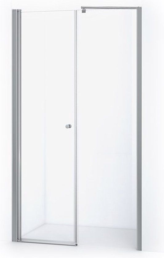 Maxaro Douchewand met Draaideur Zircon Comfort 125cm Chroom