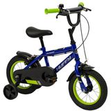 Huffy Pro Thunder 12" Kinderfiets, blauw, 3-5 jaar