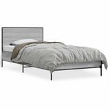 VidaXL Bedframe Grijs Sonoma Eiken 150x200 cm