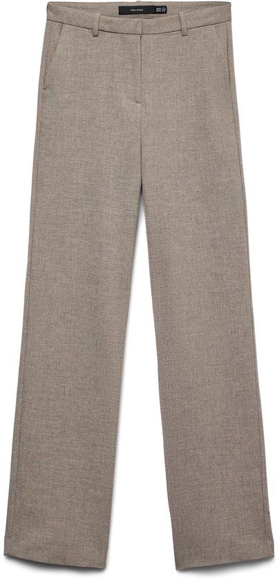 VERO MODA VMZAMIRA BESTIE MW STRAIGHT PANT NOOS - Moon Rock - S/30