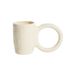 Petite Friture Becher Donut Beige faïence émaillée designer Pia Chevalier