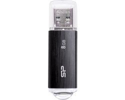 Silicon Power Ultima U02 USB 2.0 USB stick - 8GB - Zwart