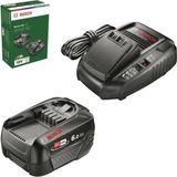 Bosch Startset 18V, 6.0Ah accu, AL18-44 oplader, POWER FOR ALL 18V accupakket