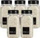 Mica Decorations decoratie steentjes / granulaat - 5x - 650 ml - 4-10 mm - mat wit - siergrind