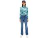 Tom Tailor Denim - TTPAULA smalle leren riem met afgeronde gesp - Maat 90 - navy uni