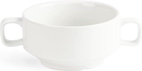 Olympia stapelbare soepkop 42cl - Zwart - Vaatwasserbestendig