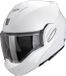 Scorpion Exo-Tech Evo Pro Solid Pearl Wit Systeemhelm - Helm