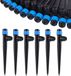 Allecto - Compteur d'irrigation goutte à goutte - Arroseur goutte à goutte 360 degrés - 50 pièces