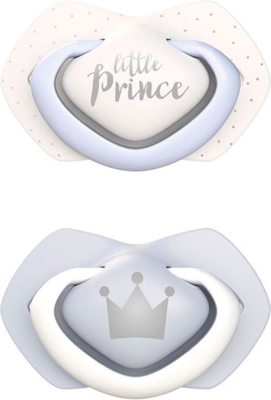 Canpol Babies Light Touch PURE COLOR Fopspeen Set - 2 stuks - 6-18 maanden - Jongens