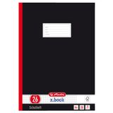 Herlitz 331223 Schoolschrift A4, geruit met rand, 20 vellen