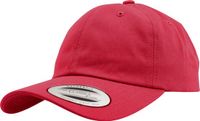 Flexfit - Low Profile Cotton Twill cranberry one size Pet - Rood