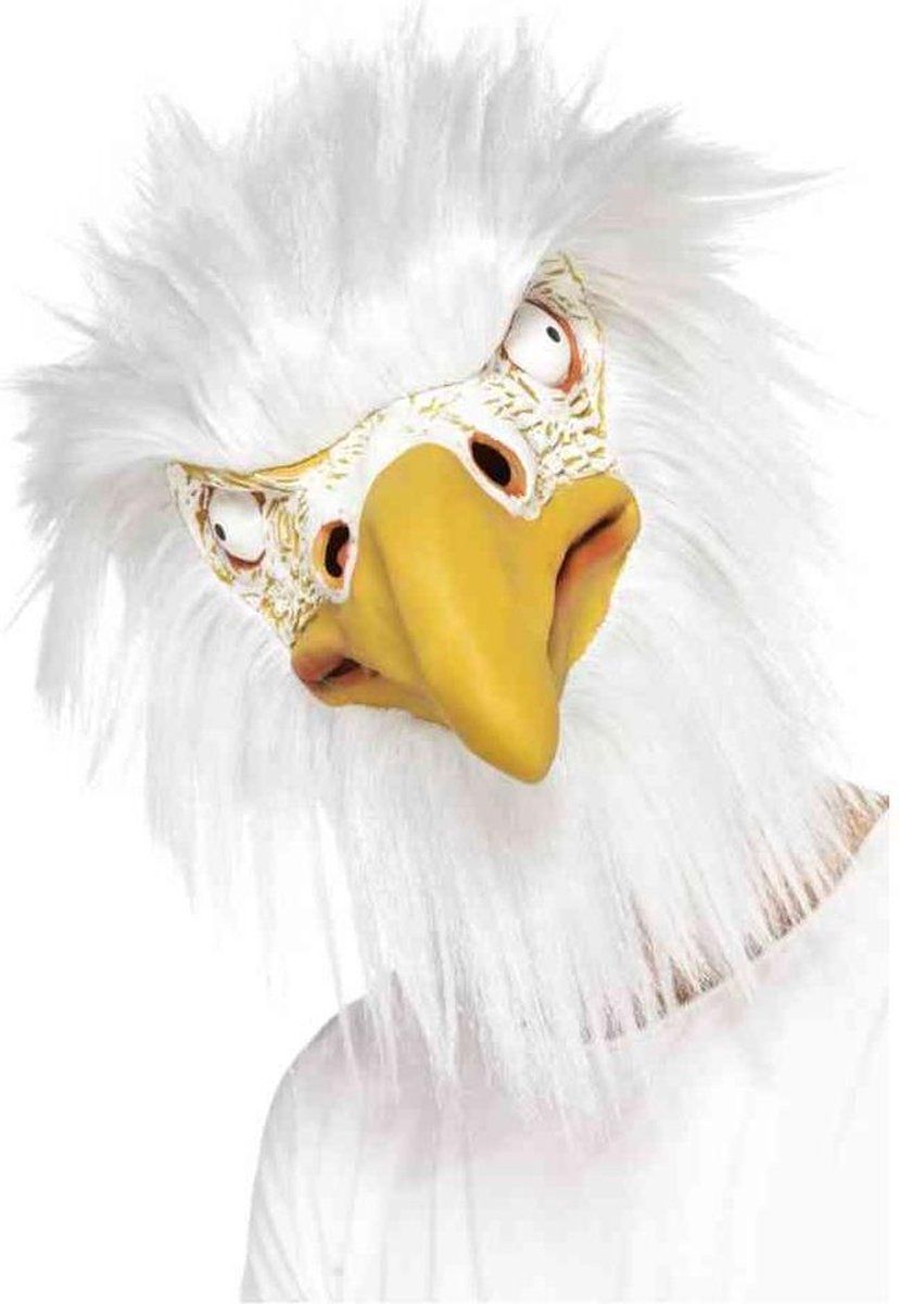 Smiffys Eagle Full Overhead Mask - White