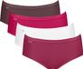 Sloggi Basic+ Midi C4P Dames Onderbroek - Rood Bruin Combinatie (4 stuks)